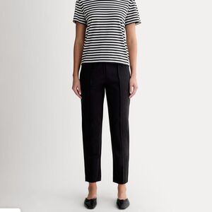 Everlane Classic Black Straight Leg Trousers
